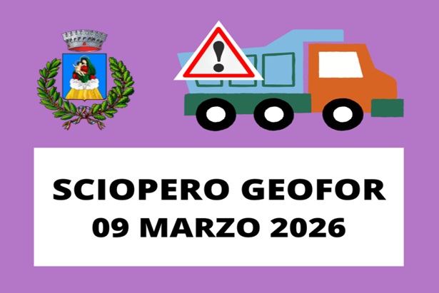 Immagine camion spazzatura e logo del Comune