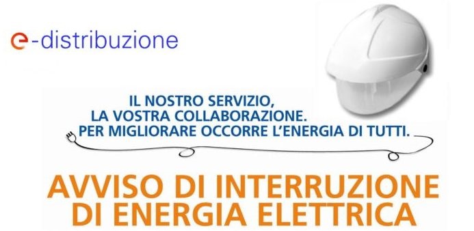 Interruzione energia elettrica 
