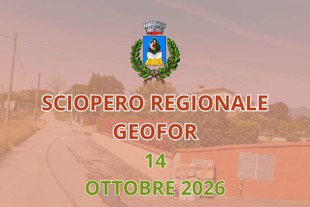 Sciopero Geofor 14 ottobre 2026