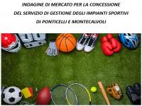 Indagine di Mercato per la concessione del servizio di gestione degli impianti sportivi di Ponticelli e Montecalvoli