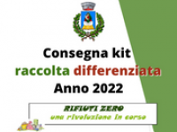 CONSEGNA KIT RACCOLTA DIFFERENZIATA - ANNO 2022