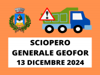 SCIOPERO GEOFOR - venerdì 13/12/2024