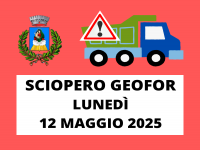 SCIOPERO GEOFOR - LUNEDÌ 12 MAGGIO 2025\