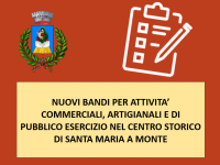 NUOVI BANDI PER ATTIVITA’ ECONOMICHE