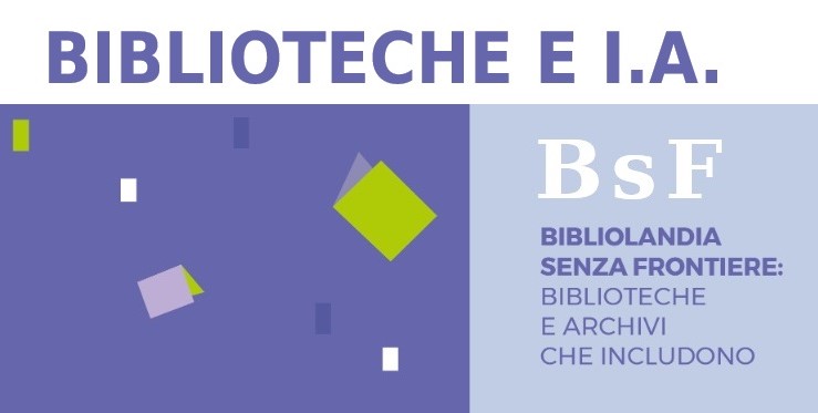 Corso formativo "Biblioteche e Intelligenza Artificiale"